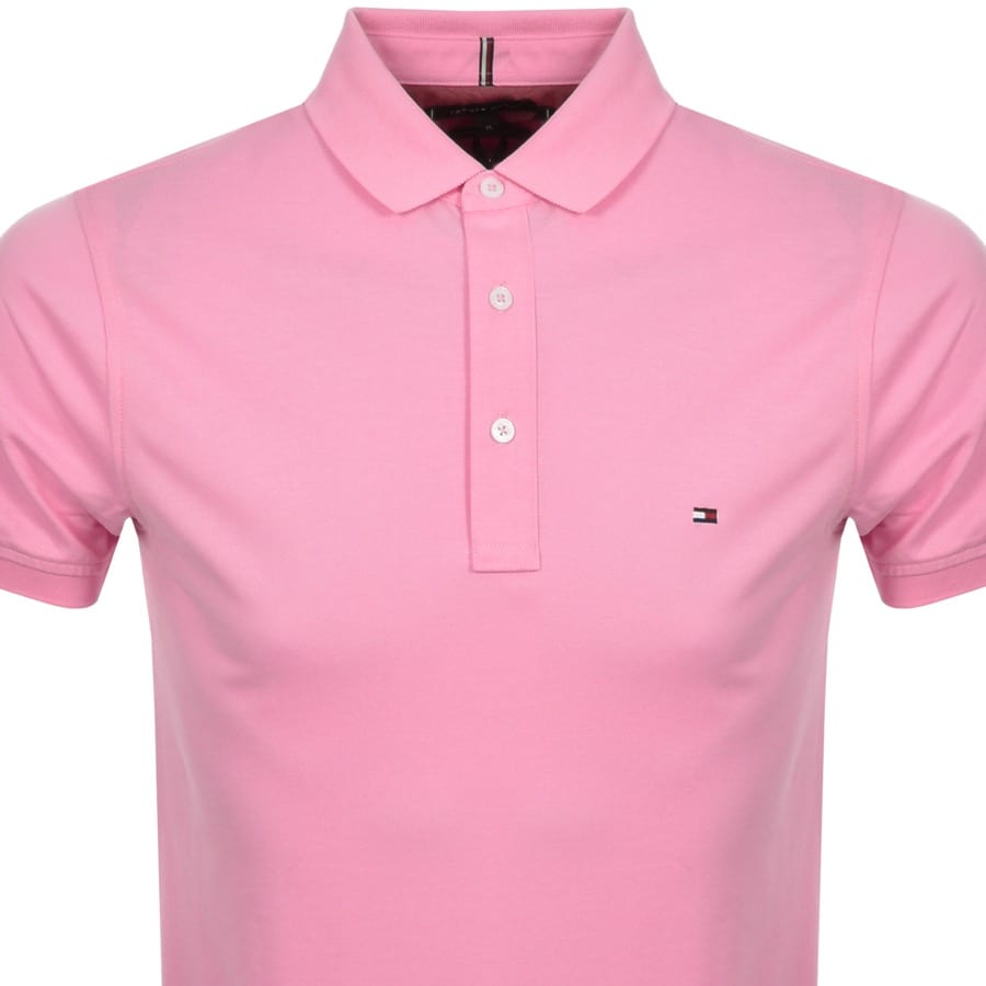 Alternative Image for ProductTommy Hilfiger Slim Fit Polo T Shirt Pink2